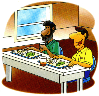 Trabalhadores Fazendo Refei��es